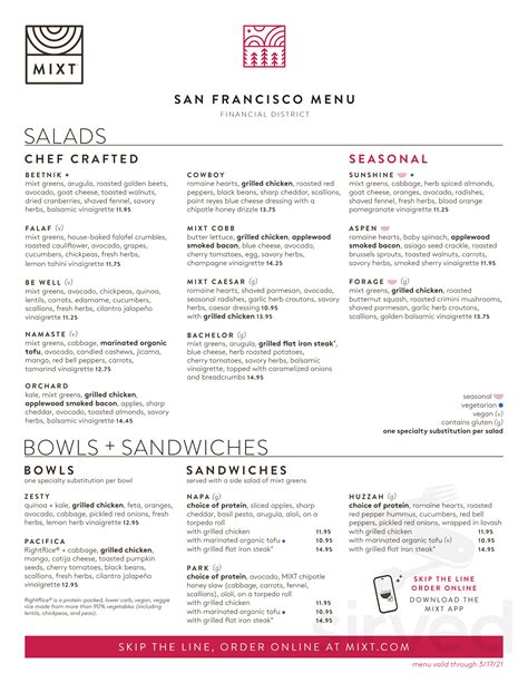 mixt menu|mixt san francisco menu.